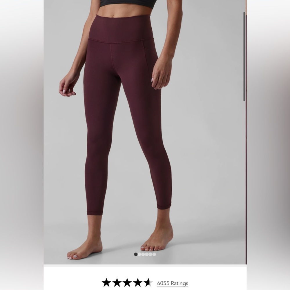 Athleta Salutation Stash 7/8 tight small